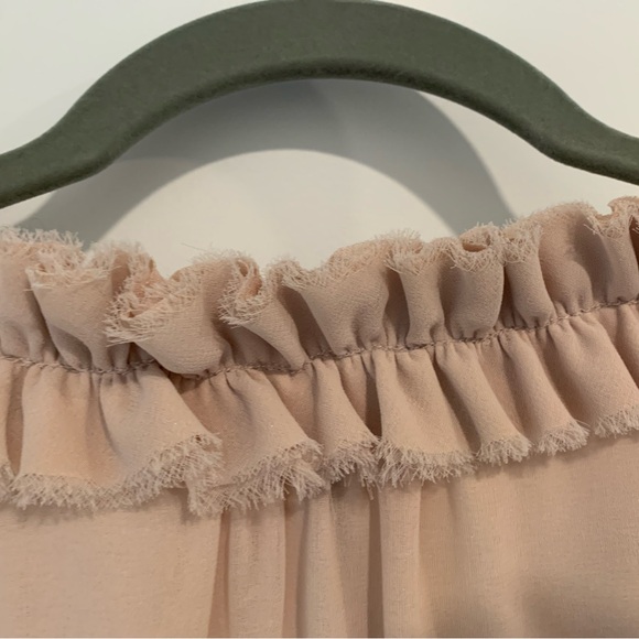 Nafnaf (Paris) romantic pink flowy dress - Picture 3 of 5